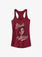 Marvel Black Widow Portrait Girls Tank