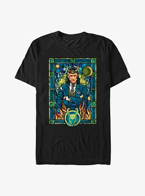 Marvel Loki Stained Glass Window T-Shirt