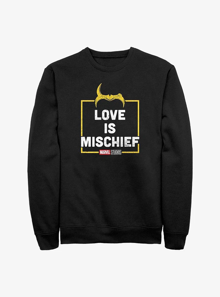 Marvel Loki Love Is Mischief Sweatshirt