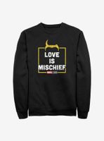 Marvel Loki Love Is Mischief Sweatshirt