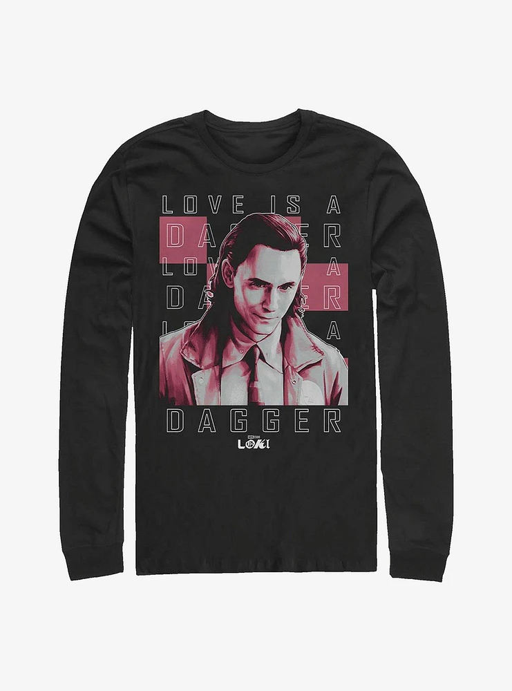 Marvel Loki Love Is A Dagger Long-Sleeve T-Shirt