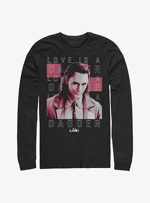 Marvel Loki Love Is A Dagger Long-Sleeve T-Shirt