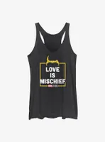 Marvel Loki Love Is Mischief Womens Tank Top