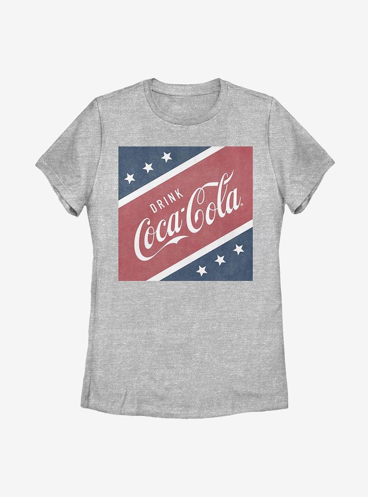 Coca-Cola US Square Womens T-Shirt