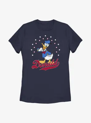 Disney Donald Duck Americana Womens T-Shirt