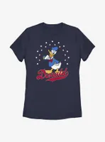 Disney Donald Duck Americana Womens T-Shirt