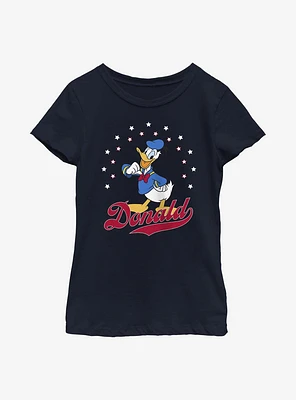 Disney Donald Duck Americana Youth Girls T-Shirt