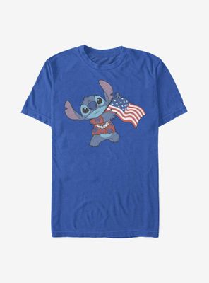 Disney Lilo And Stitch Tropic Flag T-Shirt