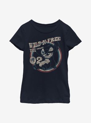 Disney Lilo And Stitch Americana Circle Youth Girls T-Shirt