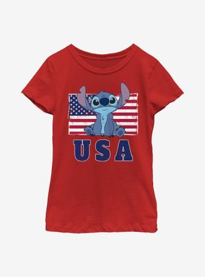 Disney Lilo And Stitch Americana Youth Girls T-Shirt