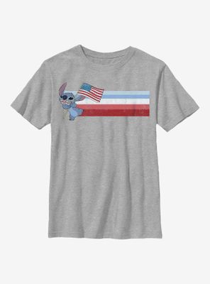 Disney Lilo And Stitch Flag Youth T-Shirt