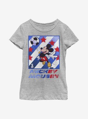 Disney Mickey Mouse Football Star Youth Girls T-Shirt