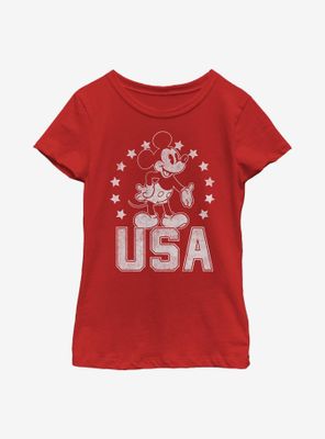 Disney Mickey Mouse USA Youth Girls T-Shirt
