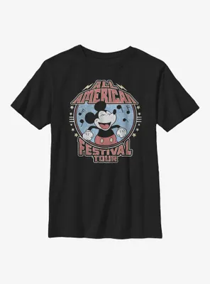 Disney Mickey Mouse American Tour Youth T-Shirt