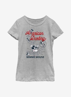 Disney Minnie Mouse Darling Comic Youth Girls T-Shirt