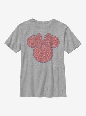 Disney Minnie Mouse Americana Paisley Youth T-Shirt
