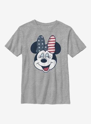 Disney Minnie Mouse American Bow Youth T-Shirt