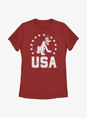 Disney Pluto USA Womens T-Shirt