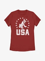 Disney Pluto USA Womens T-Shirt