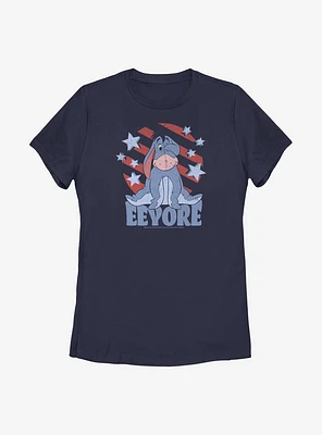 Disney Winnie The Pooh Eeyore Spangled Womens T-Shirt