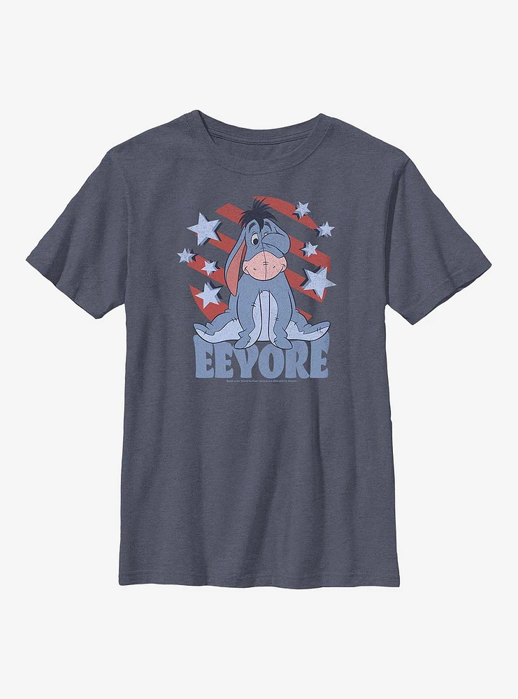 Disney Winnie The Pooh Eeyore Spangled Youth T-Shirt