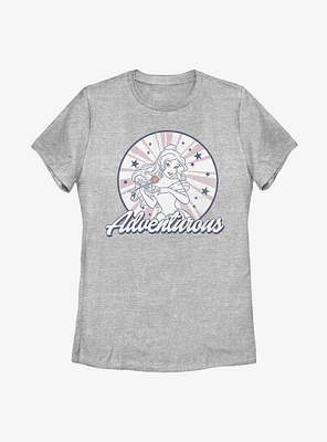 Disney Beauty And The Beast Belle Americana Womens T-Shirt
