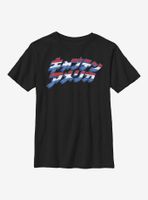 Marvel Captain America Japanese Text Cap Youth T-Shirt