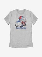 Disney Pixar Cars Mater Flag Womens T-Shirt