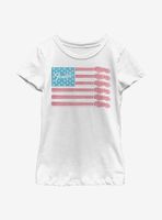 Fender Guitar Flag Youth Girls T-Shirt