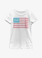 Fender Guitar Flag Youth Girls T-Shirt