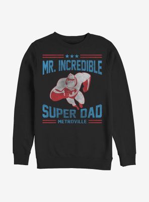 Disney Pixar The Incredibles Athletic Superdad Sweatshirt