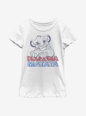 Disney The Lion King Americana Simba Youth Girls T-Shirt