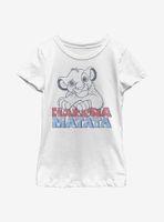 Disney The Lion King Americana Simba Youth Girls T-Shirt