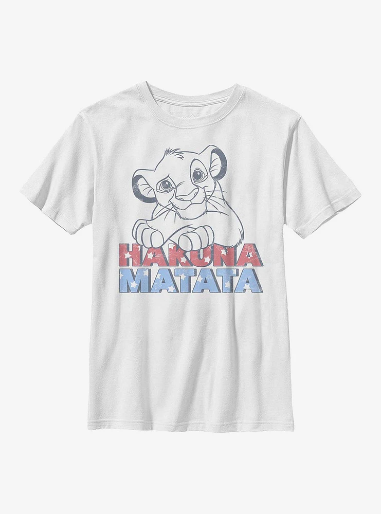 Disney The Lion King Americana Simba Youth T-Shirt