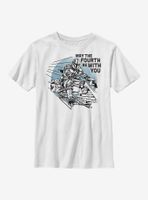 Star Wars The Mandalorian May Fourth Youth T-Shirt