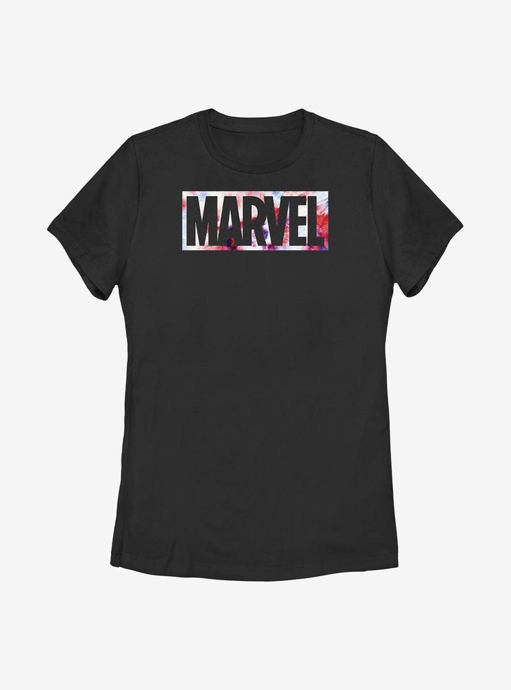 Marvel USA Dye Logo Womens T-Shirt