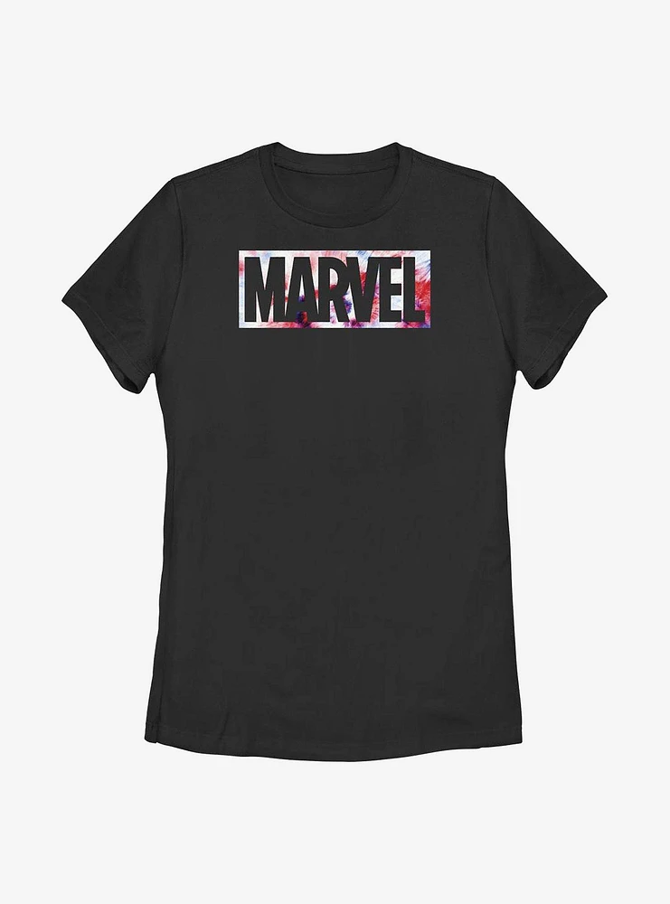 Marvel USA Dye Logo Womens T-Shirt