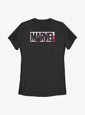 Marvel USA Dye Logo Womens T-Shirt