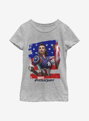 Marvel Hero Peggie Youth Girls T-Shirt