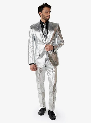 Silver Metallic Party Suit