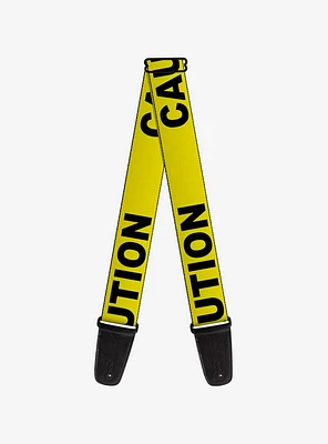 Caution Tape Guitar Strap