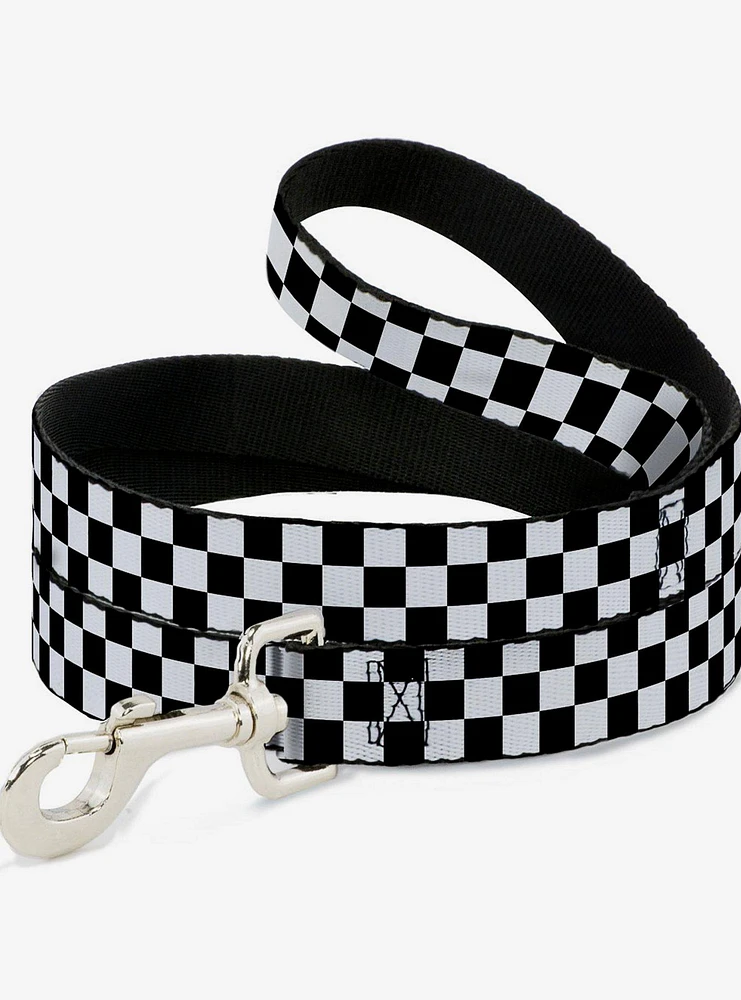 Checker Print Dog Leash
