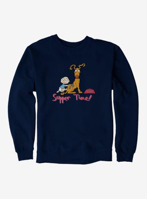 Rugrats Spike And Tommy Supper Time! Sweatshirt