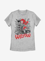 Marvel Black Widow Tone Womens T-Shirt