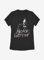 Marvel Black Widow Distress Womens T-Shirt