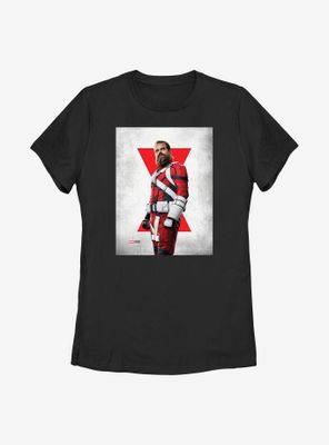 Marvel Black Widow Red Guardian Poster Womens T-Shirt