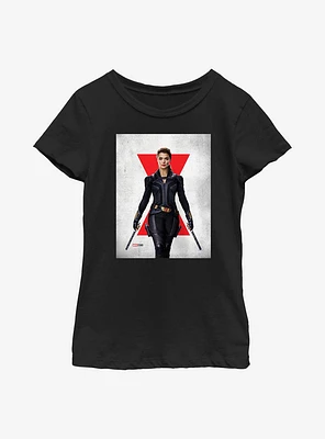 Marvel Black Widow Melina Poster Youth Girls T-Shirt