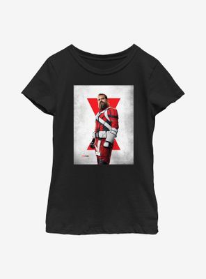 Marvel Black Widow Red Guardian Poster Youth Girls T-Shirt