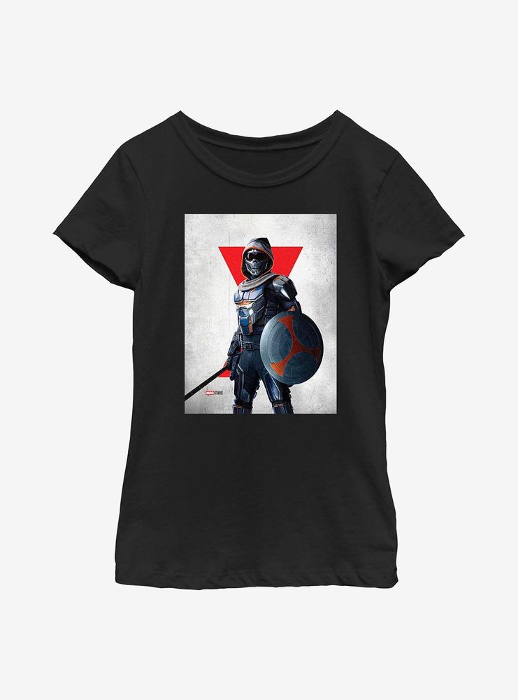 Marvel Black Widow Taskmaster Poster Youth Girls T-Shirt