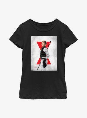 Marvel Black Widow Yelena Poster Youth Girls T-Shirt